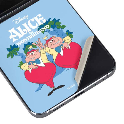 Disney Alice in Wonderland Tweedle Dee and Tweedle Dum Galaxy Z Flip5 5G Skin